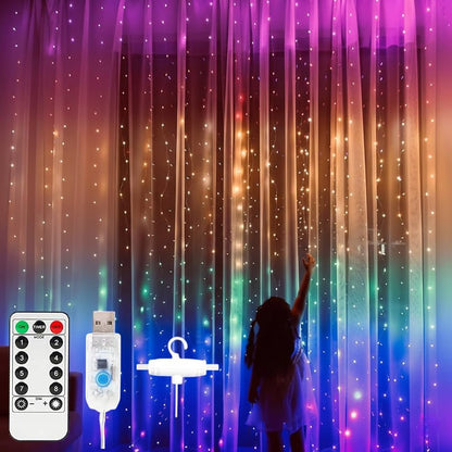 Pixel LED Perde Işık – Fotoğraf ve Yazı Yansıtma (2x2m - 400 LED)